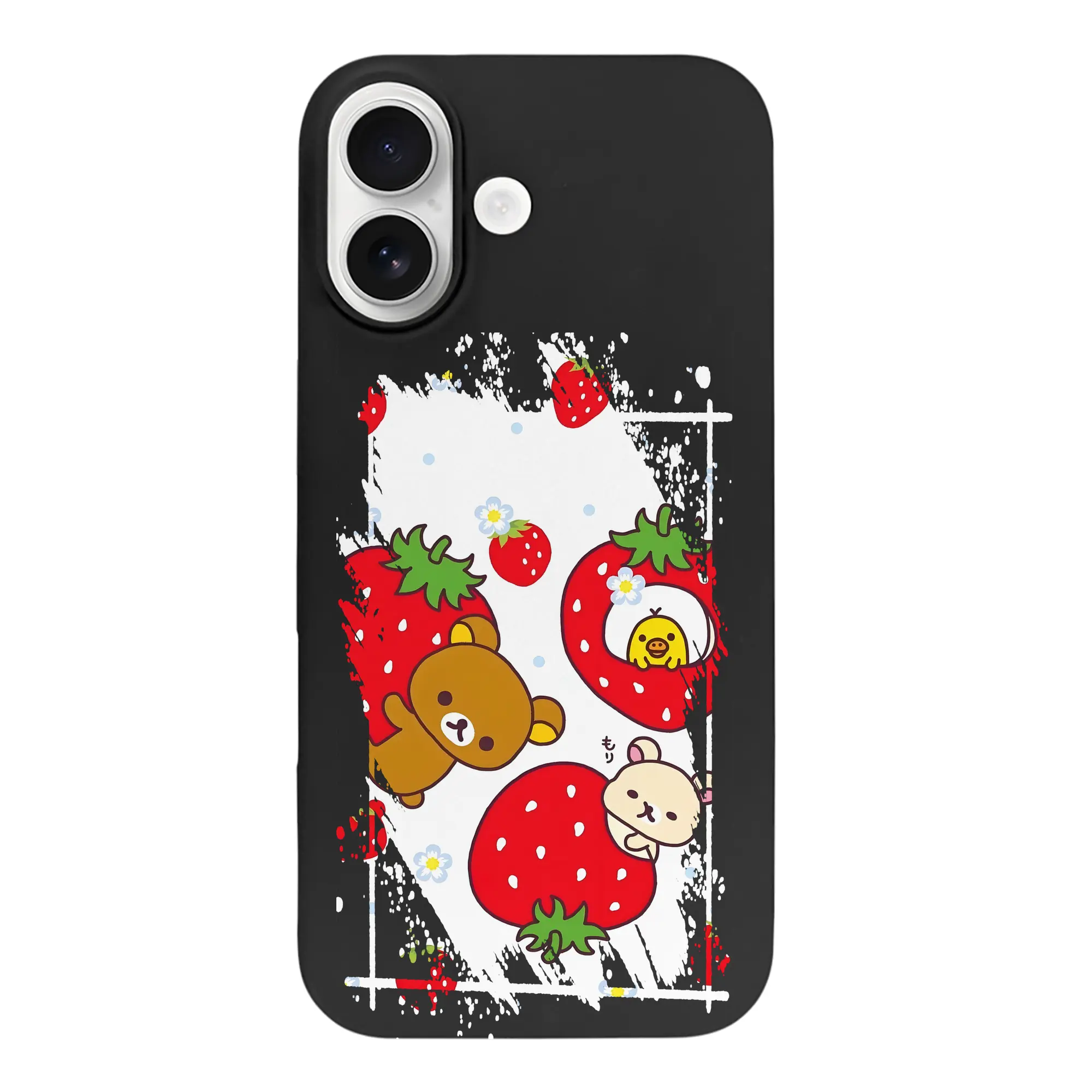 リラックマ (Rilakkuma) グッズ リラックマ (Rilakkuma) - iPhone 17 シリーズ シリコンケース 薄型 耐衝撃 指紋防止 ソフトタッチカバー 精密フィット 傷防止 保護ケース iPhone 17/17 Air/17 Pro/17 Pro Max 対応